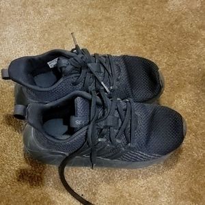 Kids Black Addidas Size 2.5